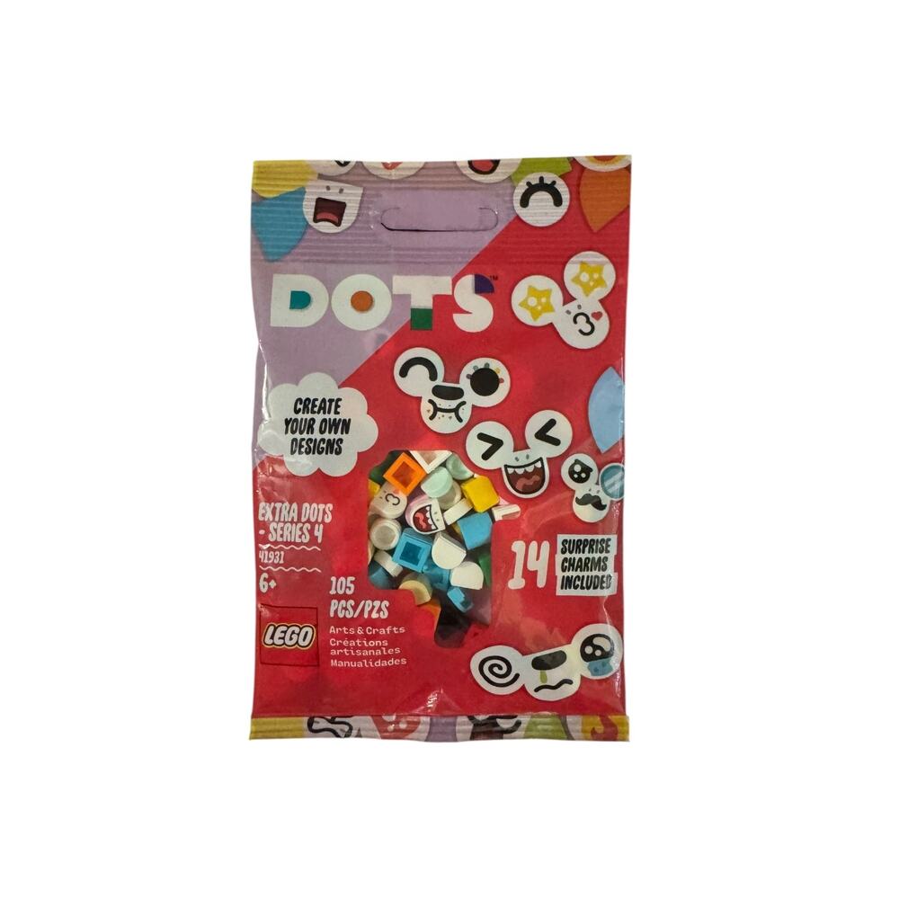 LEGO DOTS Extra Dots Series 4 41931 34 Pcs New Sealed Retired 14 Surprise Charms